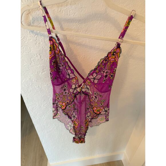 Savage X Fenty Mod Poppy Lace Teddy - Picture 2 of 5